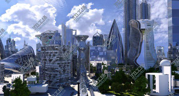 images/goods_img/20210312/Future City HD 20 V 2 3D model/4.jpg
